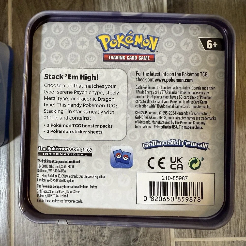 Pokémon Empty Tins‎ Lot And Shrouded Fable Box Empty